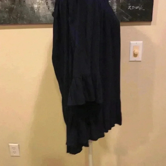 NWT Beach lunch lounge Collection Ruffled Bell Sleeves On/Off Shoulder Top-XL - Picture 4 of 9